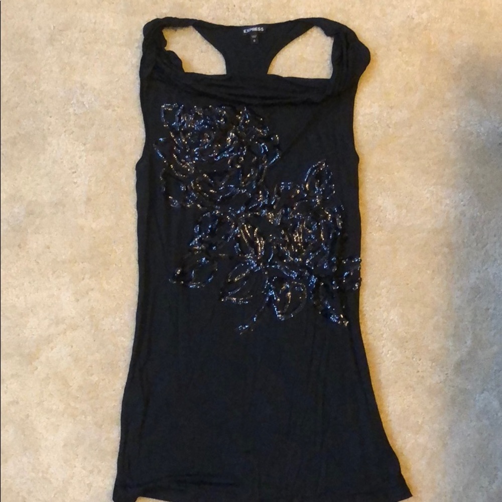 Black glitter EXPRESS dress